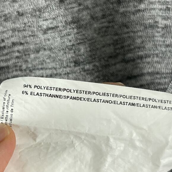 Joseph Ribkoff Tunic Top Womens 12 Gray Slinky Layered V Neck Stretchy Jersey - Picture 10 of 15